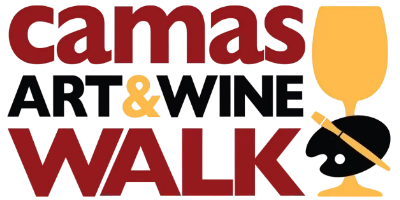 Camas Art & Wine Walk Logo - Home