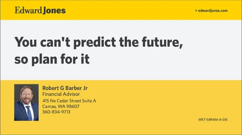 Robert G Barber Jr | Edward Jones Logo - Event Sponsor