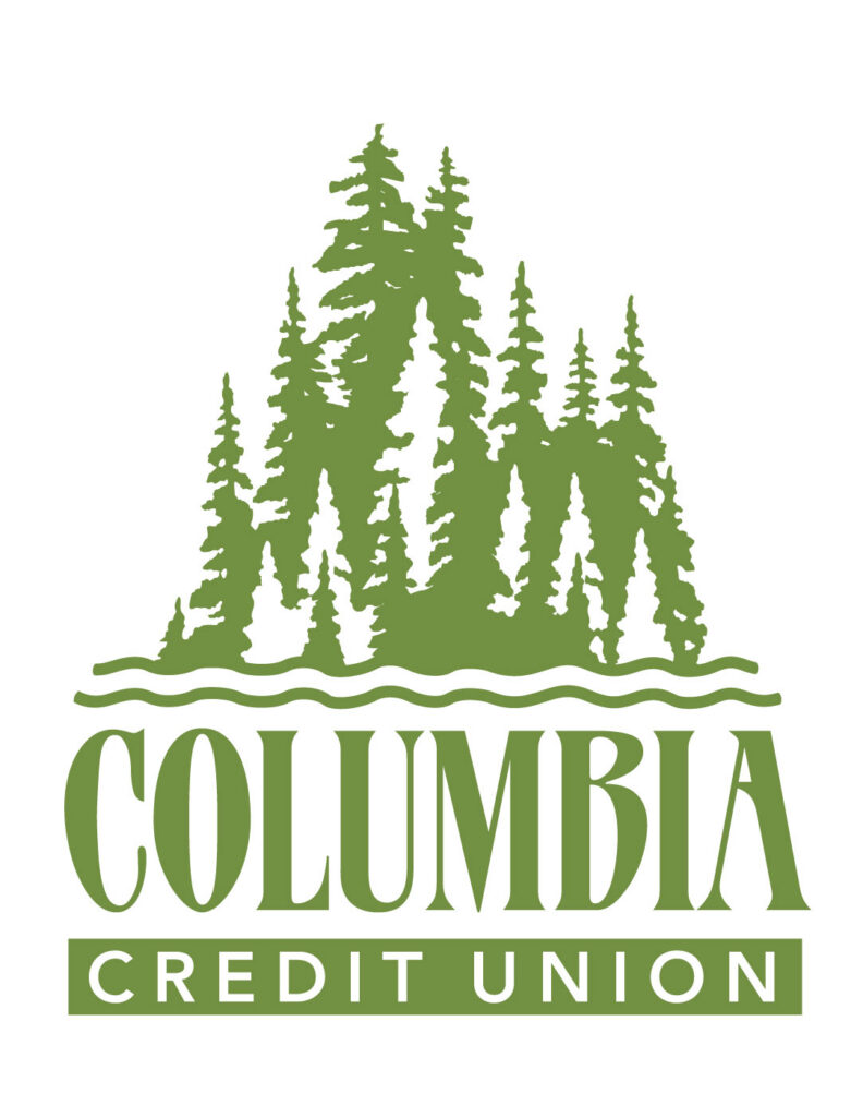 Logo for the Columbia Credit Union our primary sponsor for 2026.
